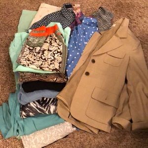 Talbots clothing 17 pc bundle.
